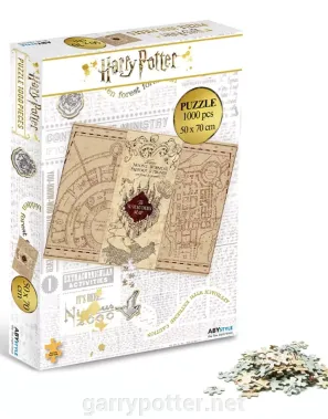 Pic. 1 12+ Пазл Harry Potter Jigsaw puzzle 1000 pieces Marauder's Map buy
