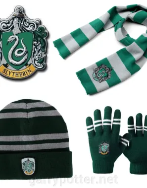 Pic. 1 Комплект шарф+шапка+перчатки Слизерин buy Pic. 1 Комплект шарф+шапка+перчатки Слизерин buy