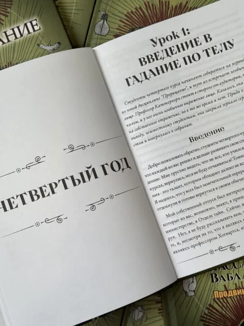 Pic. 15. Комплект из 2 книг Гарри Поттера. Прорицание часть 1 и часть 2. Учебники Хогвартса