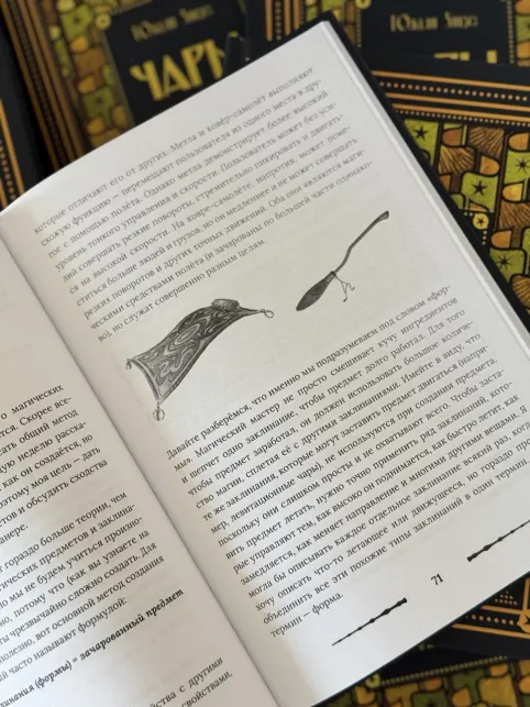 Pic. 22. Комплект из 2 книг Гарри Поттера. Алхимия II-III курс и Чары I-III курс. Учебники Хогвартса
